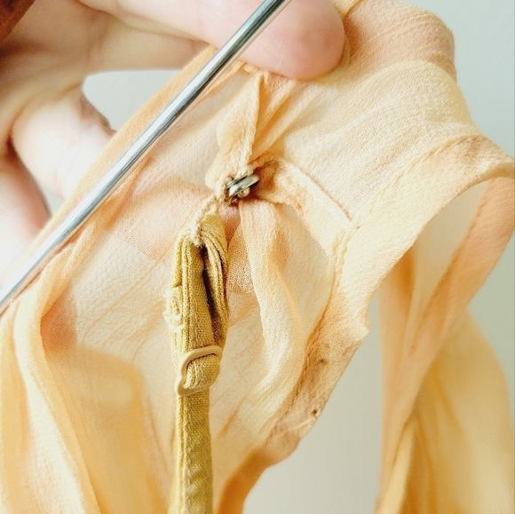 Floreat Anthropology peach nude color sleeveless top size S - Picture 8 of 9